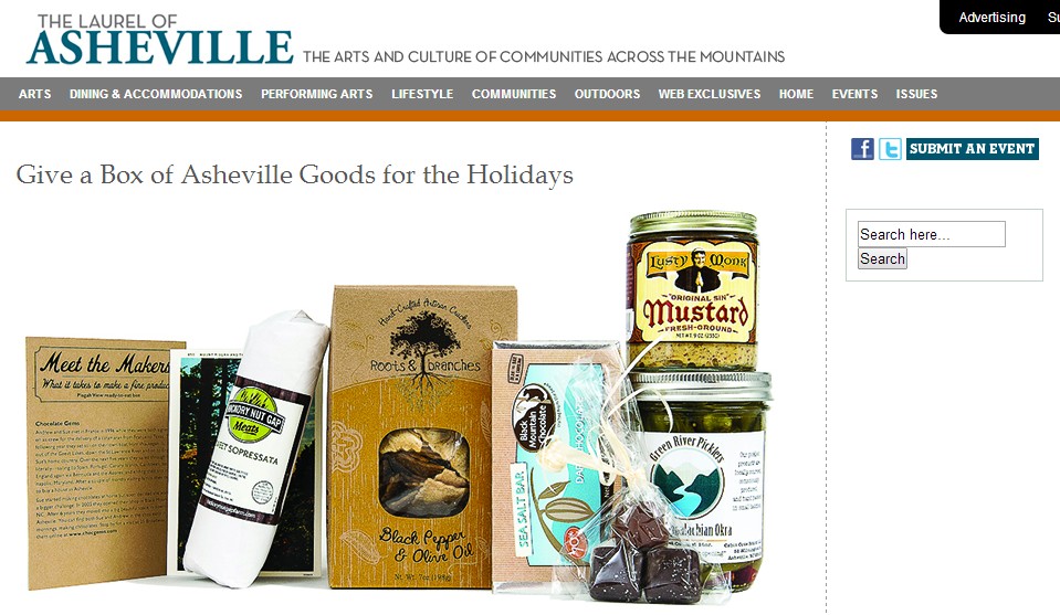 The Laurel of Asheville | Give a Box of Asheville Goods for the Holidays