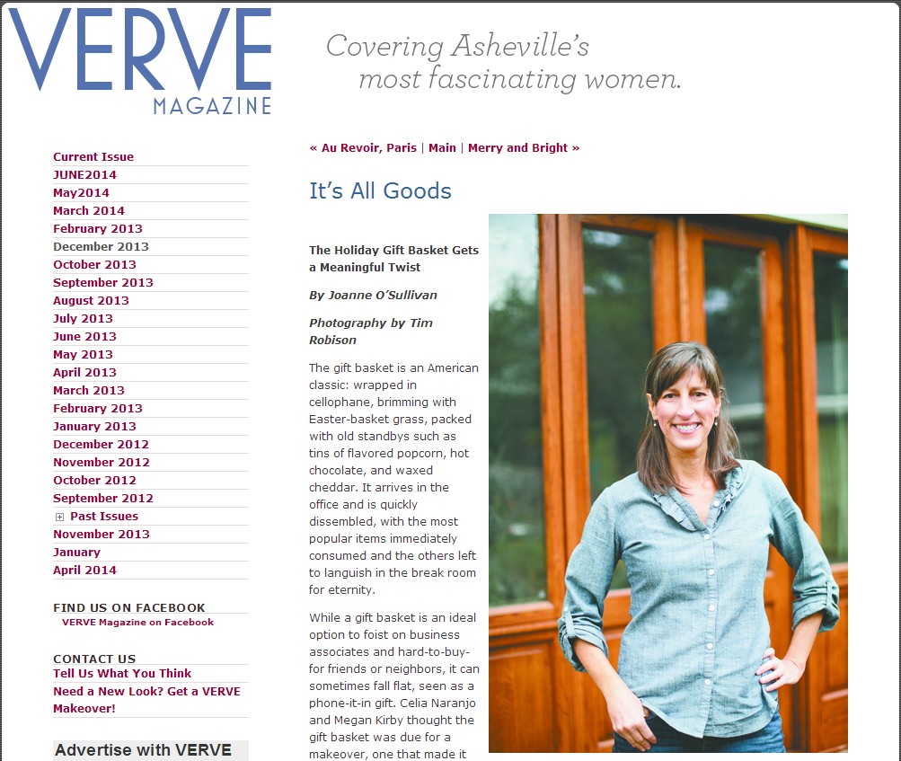 Verve Magazine | It’s All Goods