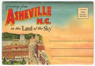 Land of the Sky Reproduction Postcard