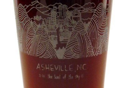 Land of the Sky Etched Pint Glass