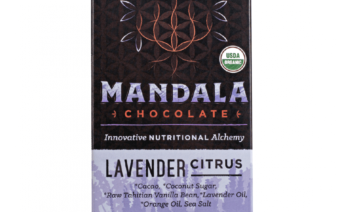 Mandala Lavender Citrus Chocolate Bar