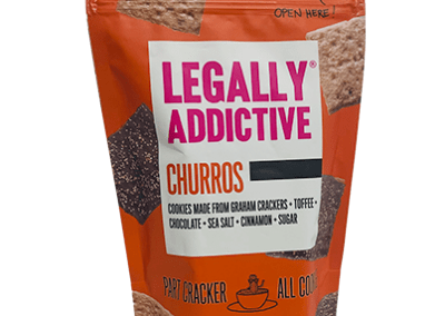 Legally Addictive Churro Cookie Crackers